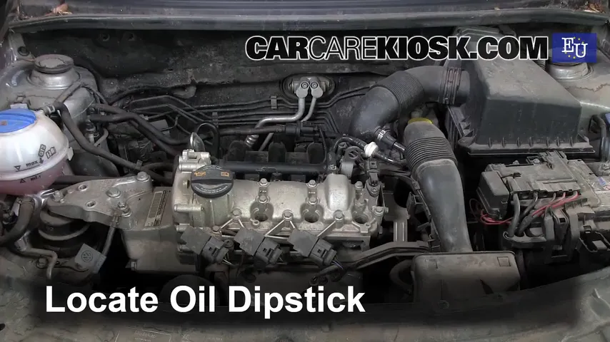 2010 Skoda Fabia S 1.2L 3 Cyl. Oil Check Oil Level
